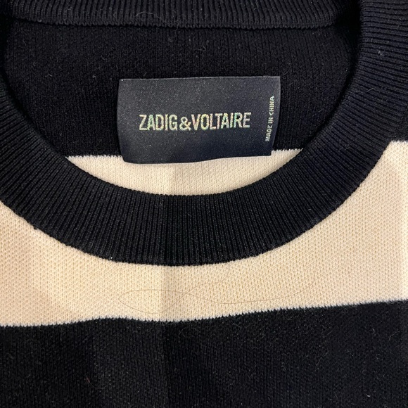 Unique zadig and Voltaire striped sweater - Picture 2 of 2